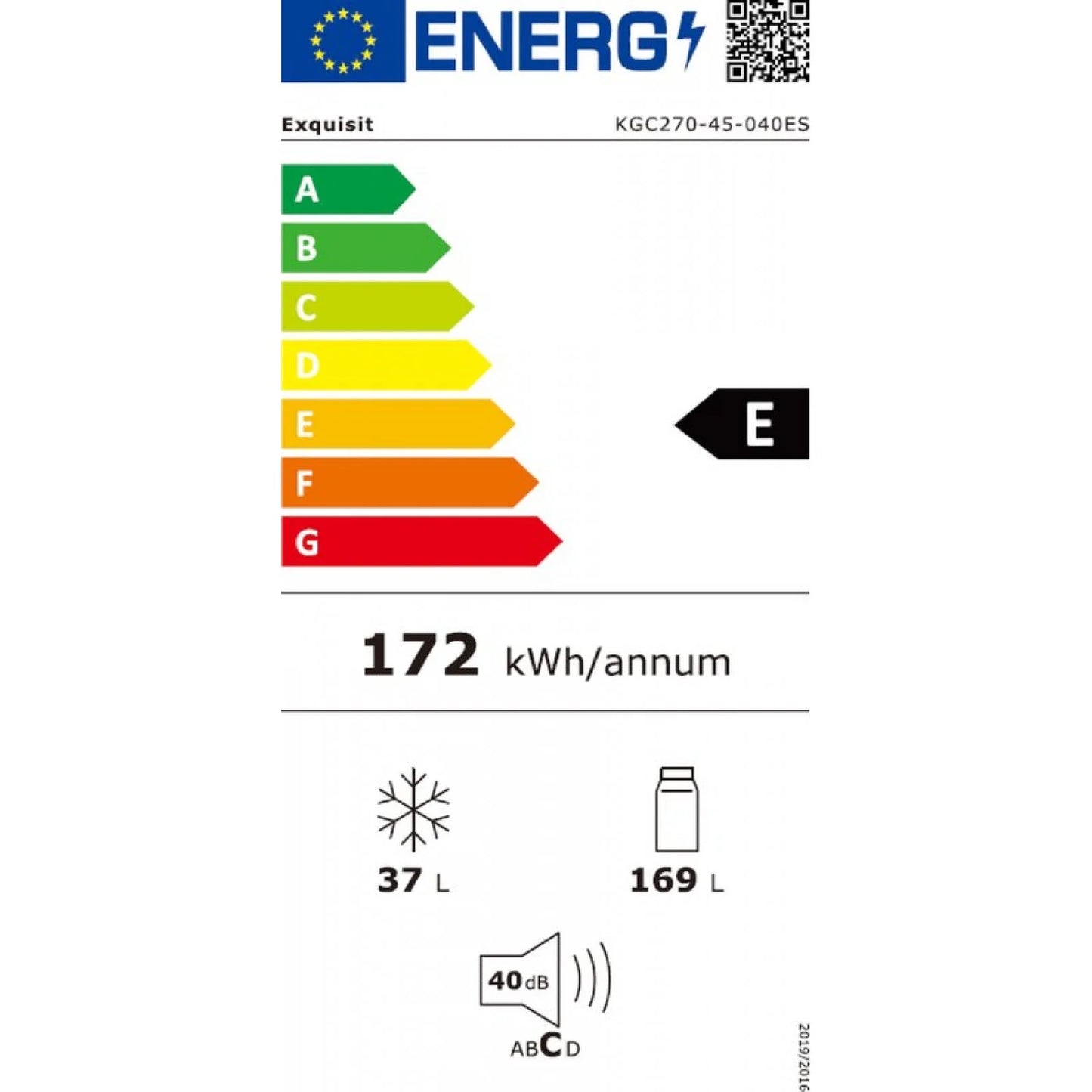 Exquisit KGC270-45-040EW