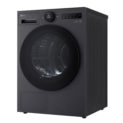 LG RT10X8B 10kg Warmtepompdroger Zwart | Zelfreinigende Condensor | Eco Hybrid™ | Dual Inverter Heat Pump
