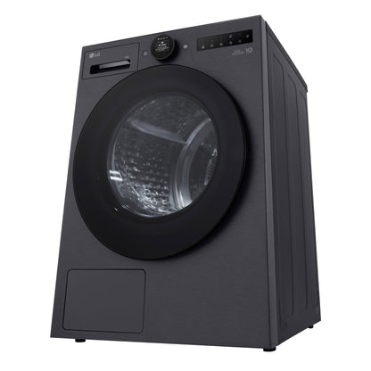 LG RT10X8B 10kg Warmtepompdroger Zwart | Zelfreinigende Condensor | Eco Hybrid™ | Dual Inverter Heat Pump