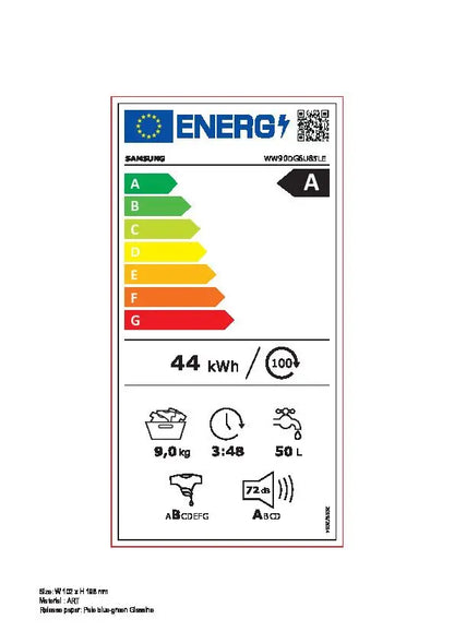 Samsung WW90DG6U85LEU3 AI Wash 6000-serie