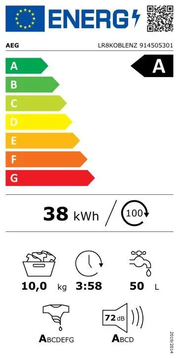 AEG LR8KOBLENZ 8000 SERIE PowerCare AUTODOSE