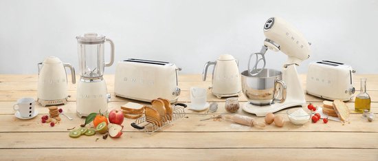 SMEG Broodrooster TSF01CREU - Creme