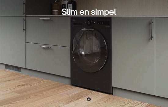 LG F4WX801YB Wasmachine 11kg | Zwart | AI DD™ | Steam™ | TurboWash™ | A-40%