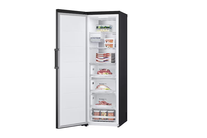 LG GFM61MCCSF 324L Vriezer vrijstaand Antraciet | Total No Frost | Multi Air Flow | Inverter Linear Compressor