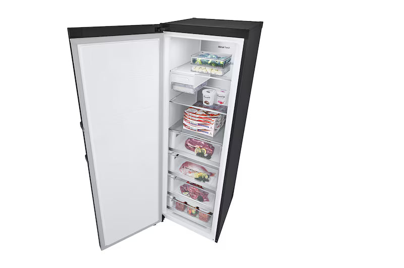 LG GFM61MCCSF 324L Vriezer vrijstaand Antraciet | Total No Frost | Multi Air Flow | Inverter Linear Compressor