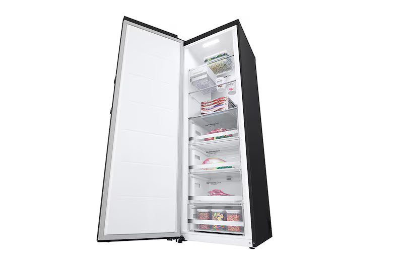 LG GFM61MCCSF 324L Vriezer vrijstaand Antraciet | Total No Frost | Multi Air Flow | Inverter Linear Compressor