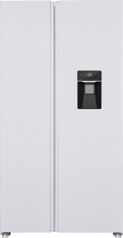 Exquisit SBS146-WS-041EW | Amerikaanse koelkast