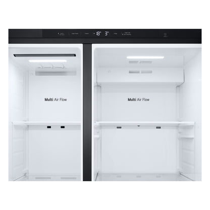 LG GSLC41EPPE 641L Amerikaanse Koelkast Zwart | LINEAR Cooling™ | Smart Inverter Compressor™ | Water- & IJsdispenser