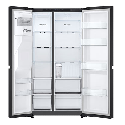 LG GSLC41EPPE 641L Amerikaanse Koelkast Zwart | LINEAR Cooling™ | Smart Inverter Compressor™ | Water- & IJsdispenser